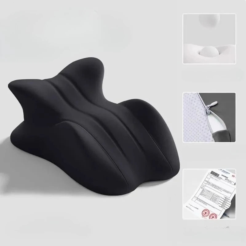 Multi-Positional Wedge Pillow Memory Foam Ergonomic Prone Pillow with Removable Cover Couple Bed Pillow for Body Pain Relief